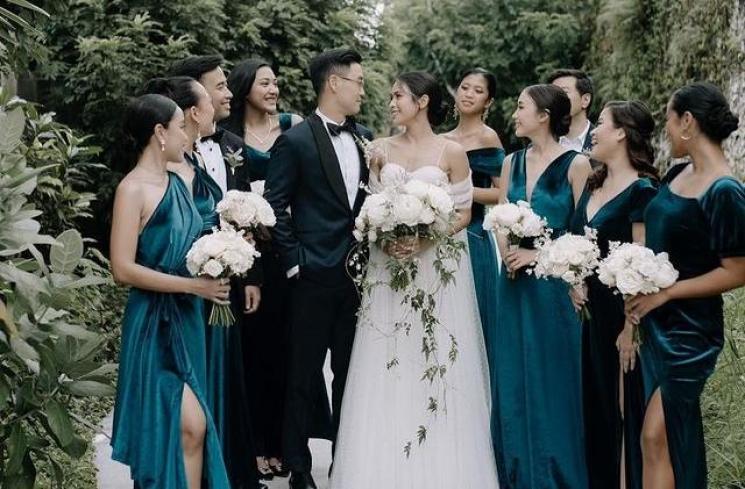 Potret Sahabat di Resepsi Maudy Ayunda. (Instagram/patdavina)