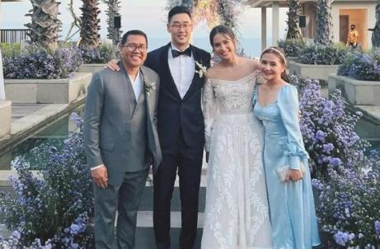 Potret Sahabat di Resepsi Maudy Ayunda. (Instagram/imanusman)