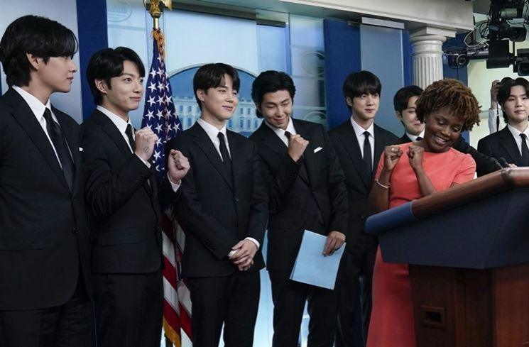 Momen BTS Kunjungi White House (Twitter/@WhiteHouse)