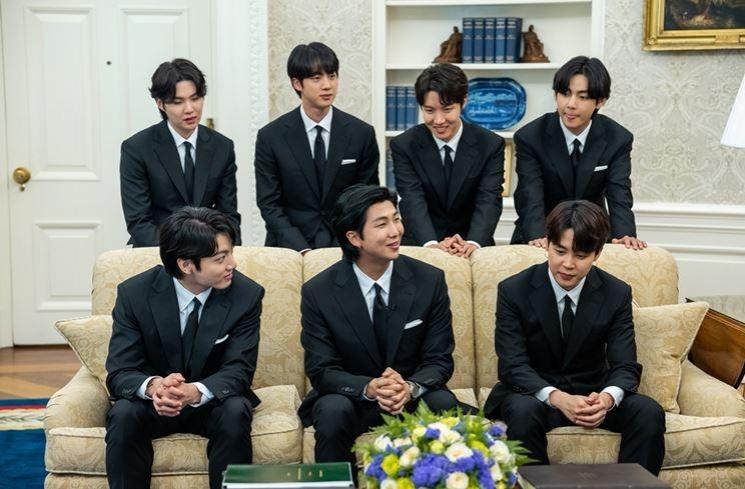 Momen BTS Kunjungi White House (Twitter/@WhiteHouse)