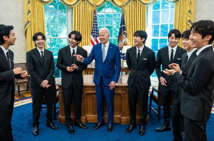 Momen BTS Kunjungi White House (Twitter/@WhiteHouse)