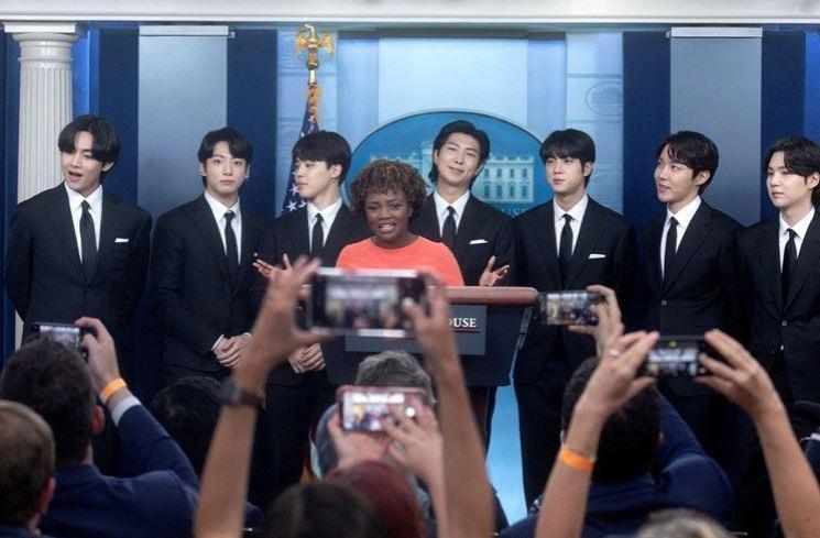 Momen BTS Kunjungi White House (Twitter/@WhiteHouse)