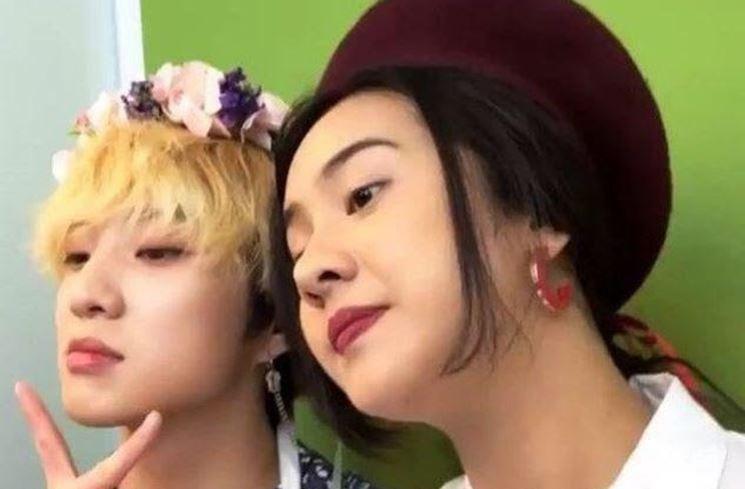 Gaya Artis Indonesia Ketemu Idol Korea. (Instagram/@anyageraldine)