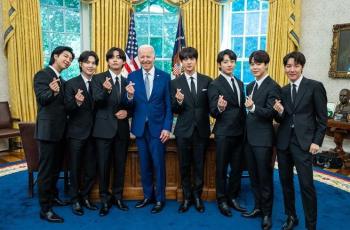 10 Momen BTS Kunjungi White House, Ngobrol Pribadi dengan Presiden AS
