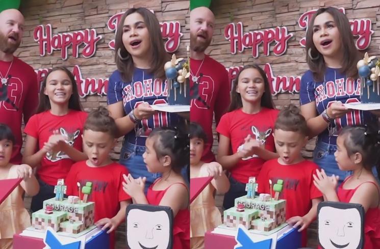 Momen Tyson Lynch Suami Melaney Ricardo Pulang ke Rumah (instagram/melaney_ricardo)