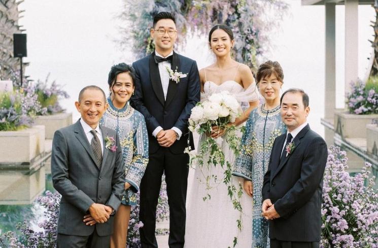 Potret mertua Maudy Ayunda (Instagram/@jessechoi_)