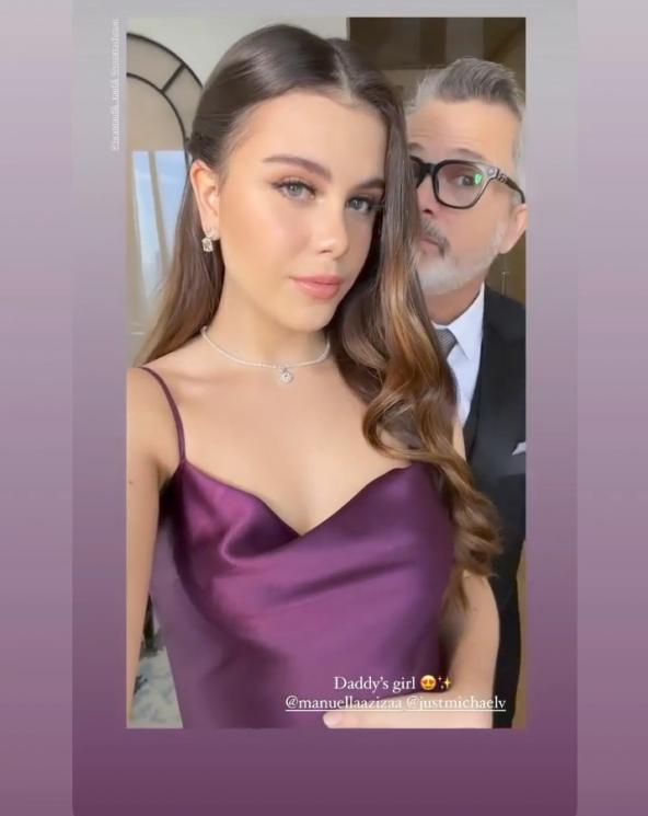 Potret Manuella Aziza Curi Perhatian di Pernikahan Eva Celia (Instagram/justmichaelv)