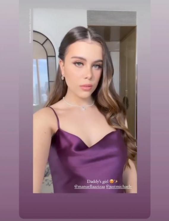 Potret Manuella Aziza Curi Perhatian di Pernikahan Eva Celia (Instagram/justmichaelv)