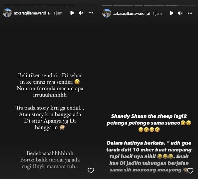 Nikita Mirzani diduga sindir Shandy Purnamasari dan Juragan 99. (Instagram/azkaraqillamawardi_al)