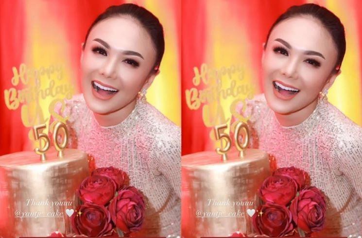 Potret pesta ulang tahun Yuni Shara. (Instagram/@yunishara36)