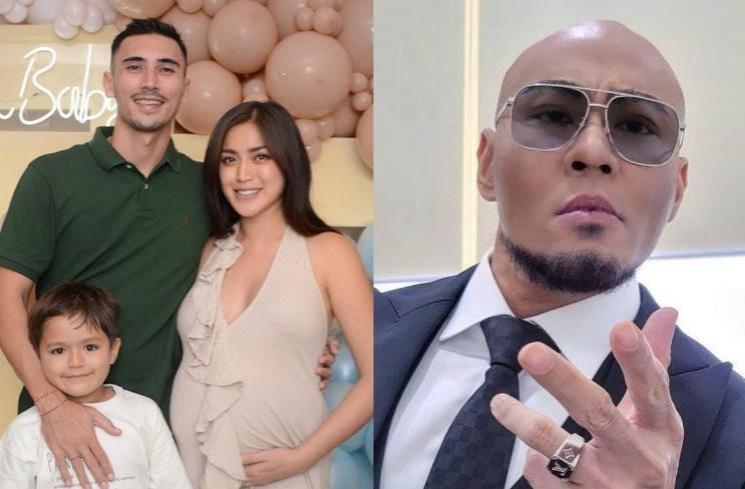 Jessica Iskandar dan Vincent Verhaag (kiri) - Deddy Corbuzier (kanan). (Kolase Instagram)