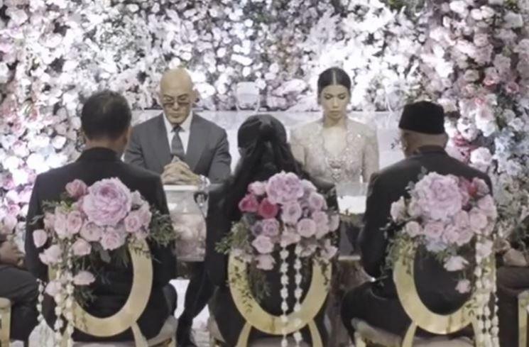Momen Pernikahan Deddy Corbuzier dan Sabrina Chairunnisa (instagram/@mastercorbuzier)