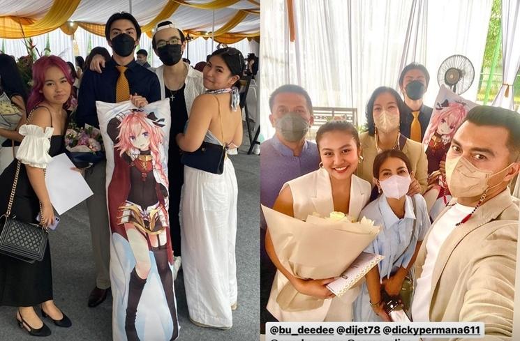 Potret wisuda Arka anak Anjasmara (Instagram/@bu_deedee/@anjasmara)