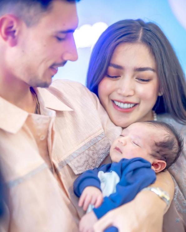 Jessica Iskandar, Vincent Verhaag, Don Azaiah Jan Verhaag. (Instagram/inijedar)