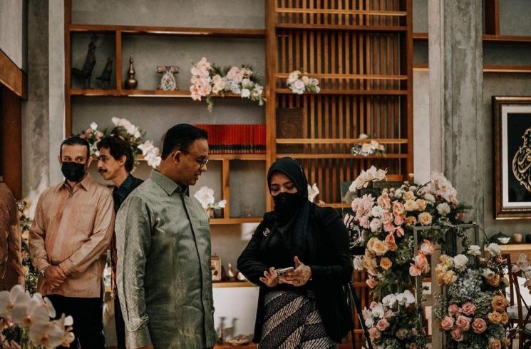 Momen Lamaran Mutiara Anak Anies Baswedan (Instagram/@naura_wedding)