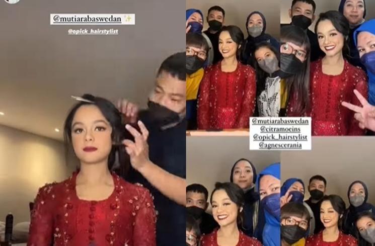 Momen Lamaran Mutiara Anak Anies Baswedan (Instagram/@opick_hairstylist)
