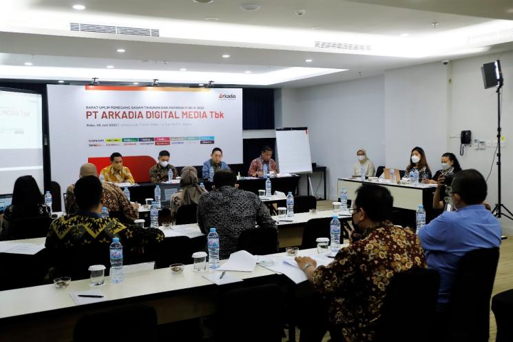 PT Arkadia Digital Media Tbk (IDX: DIGI) kembali menggelar Rapat Umum Pemegang Saham (RUPS) Tahunan secara hibrid. (Suara.com)