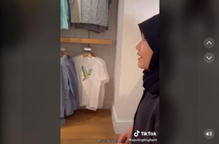 Bilqis putri Ayu Ting Ting ngobrol pakai bahasa Inggris. (TikTok/@ayutingtingfactt)