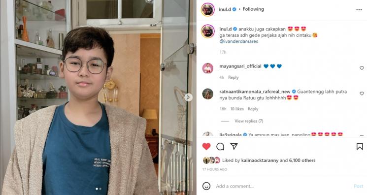 Yusuf Ivander Damares anak Inul Daratista. (Instagram/inul.d)