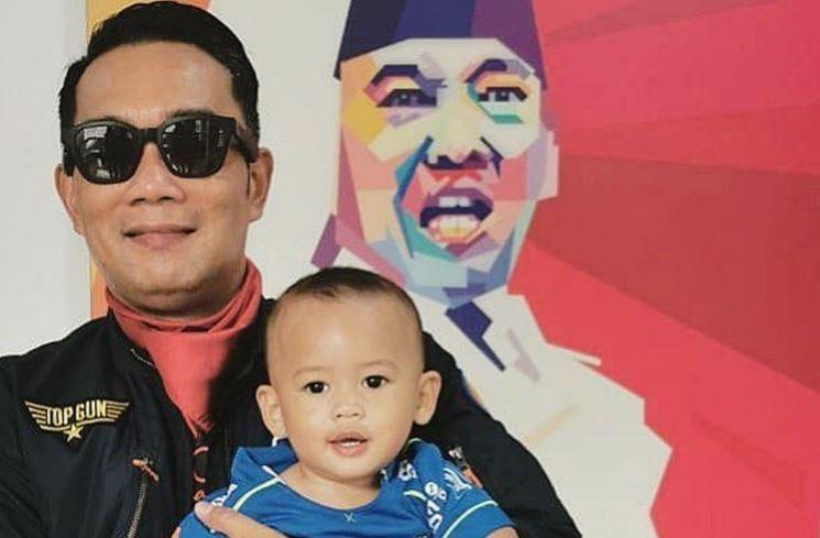 Kebersamaan Ridwan Kamil dan Arkana Anak Angkatnya (instagram/@arkanaidan)