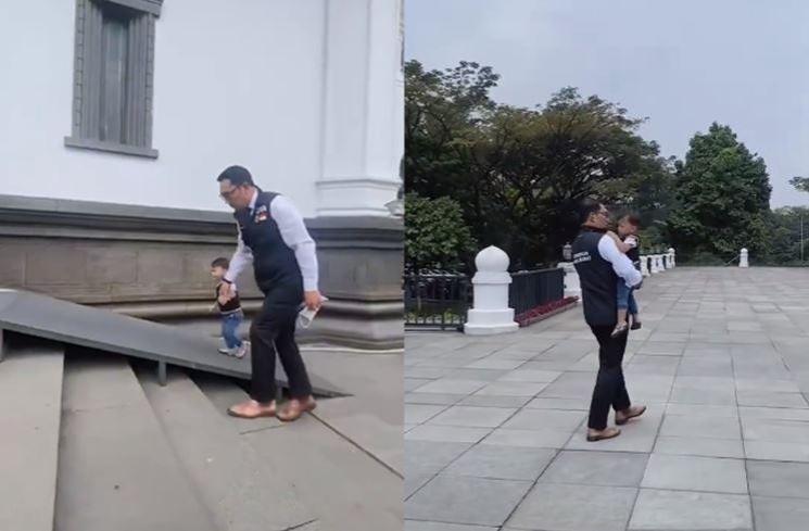 Kebersamaan Ridwan Kamil dan Arkana Anak Angkatnya (instagram/@arkanaidan)