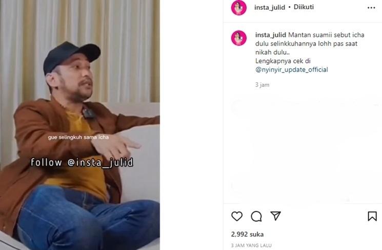 Marissya Icha dituduh pelakor oleh mantan suami. (Instagram/insta_julid)