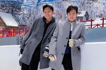 10 Potret Akrab Njan dan Jeffry Reksa Pacar Putri Delina, Lengket dan Super Kompak!