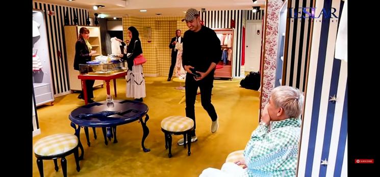 Momen Rizky Billar Merusakkan Properti Gucci di Paris (Youtube/Leslar Entertainment)