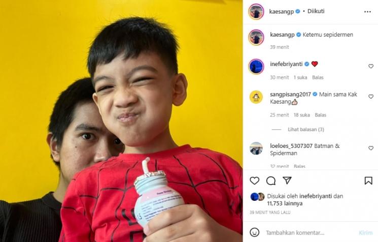 Kaesang Pangarep dan Jan Ethes. (Instagram/@kaesangp)