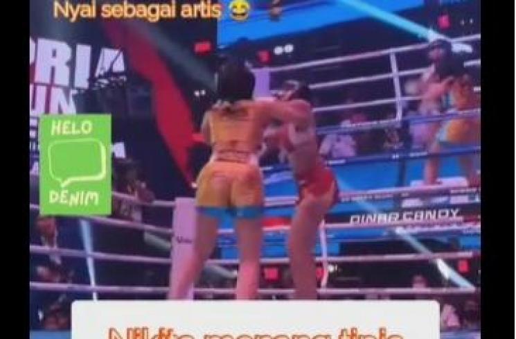Adu tinju Nikita Mirzani vs Dinar Candy. (Instagram/nikitamirzanimawardi_172)