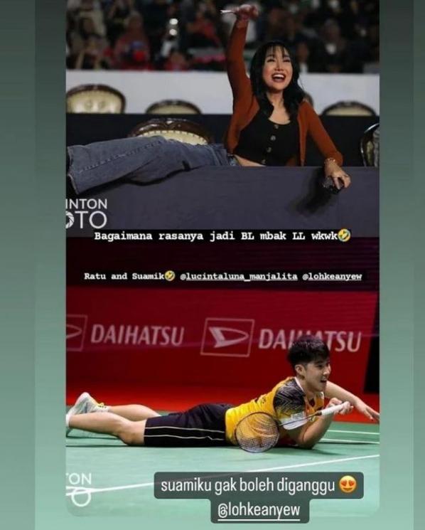 Meme Lucinta Luna Godain Loh Kean Yew. (Instagram/lucintaluna_manjalita)