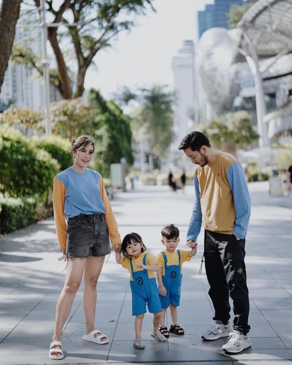 Potret Terbaru Anak Kembar Artis (Instagram/syahnazs)