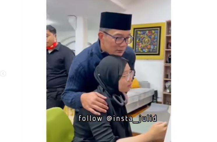 Momen Zara Lukis Wajah Eril. (Instagram/@insta_julid)
