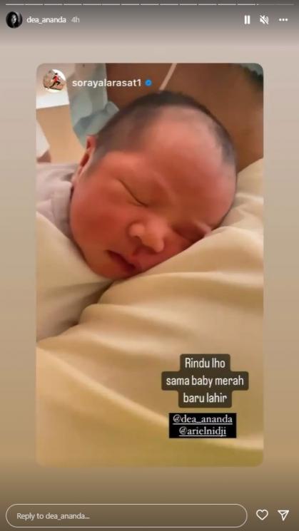 Potret Cantik Baby Sanne Anak Dea Ananda. (Instagram/dea_ananda)