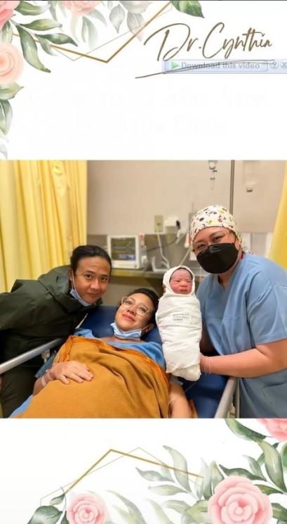 Potret Cantik Baby Sanne Anak Dea Ananda. (Instagram/dr.cynthiasusanto.spog)