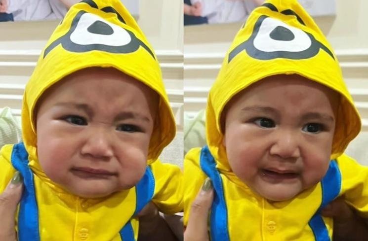 Potret gemas Rayyanza pakai kostum lucu (Instagram/@chevirgo)