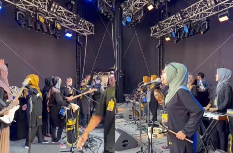 Momen Grup Kasidah Nasida Ria Tampil di Jerman (Instagram/@nasidariasemarang)