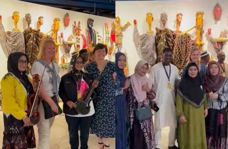 Momen Grup Kasidah Nasida Ria Tampil di Jerman (Instagram/@nasidariasemarang)