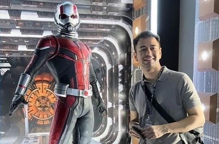 Momen Raffi Ahmad ajak Rafathar ke pameran Marvel Studios (Instagram/@chevirgo)