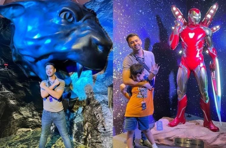 Momen Raffi Ahmad ajak Rafathar ke pameran Marvel Studios (Instagram/@chevirgo)