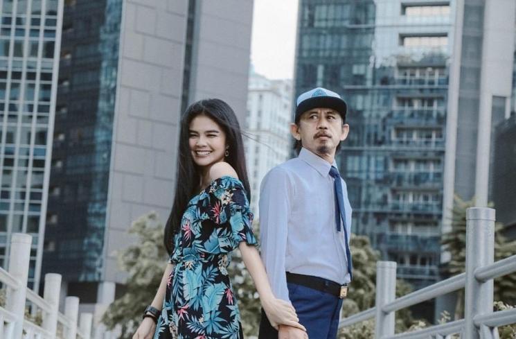Epy Kusnandar dan Karina Ranau [Instagram/karinaranau9/bundasusie]