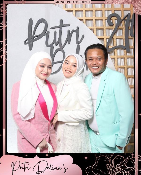 Momen kebersamaan Nathalie Holscher dan Putri Delina (Instagram/@putridelinaa)