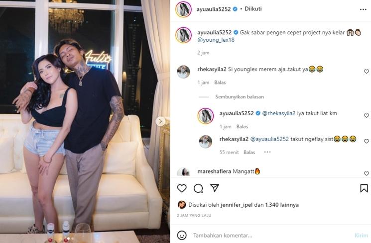 Ayu Aulia dan Young Lex. (Instagram/ayuaulia5252)