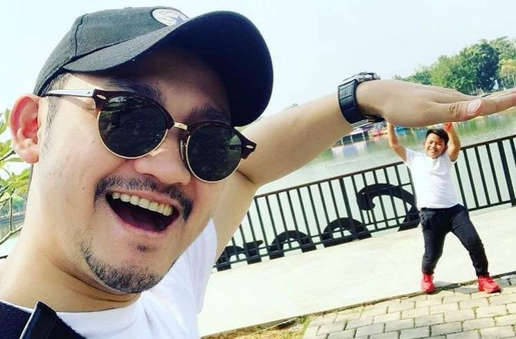 Potret Kompak Angga Wijaya dan Felice Gabriel. (Instagram/@anggawijaya88)