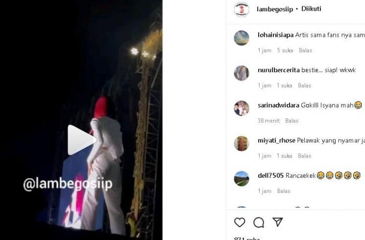 Isyana Sarasvati (instagram/@lambegosiip)