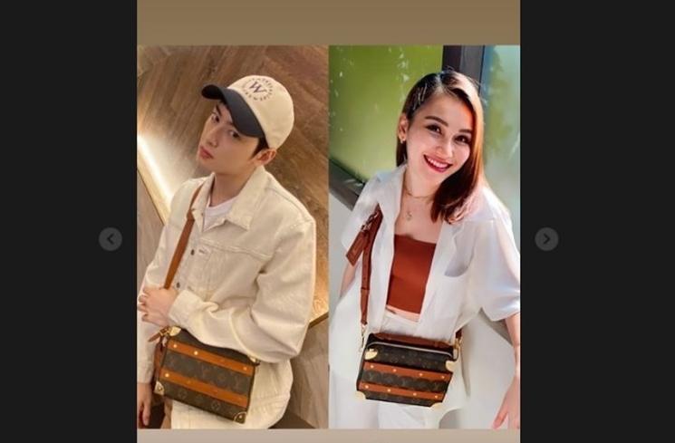 Gaya Ayu Ting Ting Kembaran Item Fesyen dengan Artis Korea (instagram/@ayutingting92)