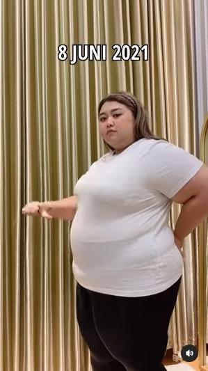 Transformasi Clarissa Putri. (Instagram/clarissaputri_)