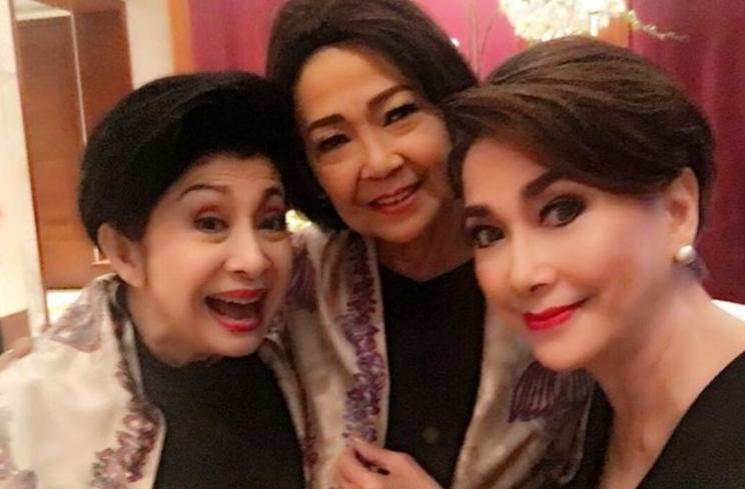 Potret Kebersamaan Widyawati dan Rima Melati. (Instagram/@widyawati_sophiaan)