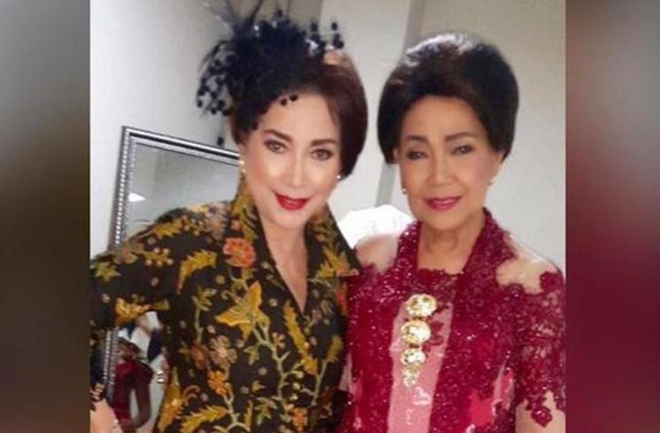 Potret Kebersamaan Widyawati dan Rima Melati. (Instagram/@widyawati_sophiaan)