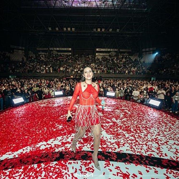 Gaya Raisa Saat Manggung. (Instagram/@raisa6690)